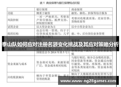 泰山队如何应对注册名额变化挑战及其应对策略分析 泰山队如何应对注册名额变化挑战及其应对策略分析